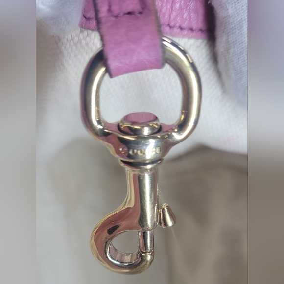 Gucci Pink Pebbled Leather Soho Shoulder Bag - Picture 10 of 14